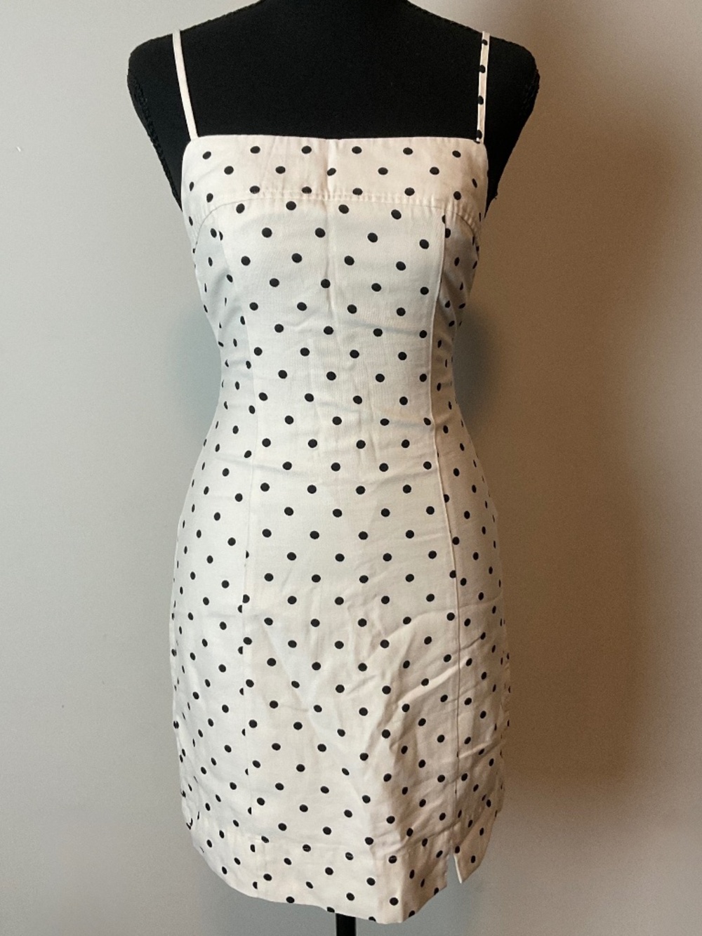 H&M bodycon-style mine polka dot dress
